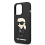 iPhone 15 Pro Karl Lagerfeld Liquid Silicone Ikonik NFT pouzdro černá