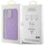 iPhone 15 Pro Guess PU Saffiano MagSafe Case fialová