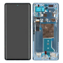 Motorola Edge 40 Pro LCD displej + dotyková plocha + rám Lunar Blue - originál