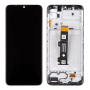Motorola Moto E20 LCD + touch screen + front panel black - original