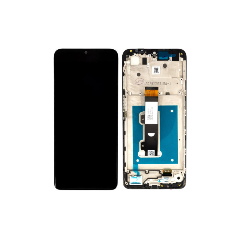 Motorola Moto E22i / E22 LCD + touch screen + front panel black - original