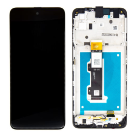 Motorola Moto E32 LCD displej + dotyková plocha + rám černá - originál