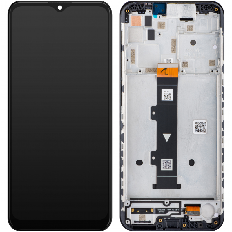 Motorola Moto G10 LCD + touch screen + front panel black - original