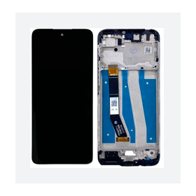 Motorola Moto G14 LCD displej + dotyková plocha + rám Steel Gray - originál