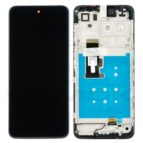 Motorola Moto G23 LCD displej + dotyková plocha + rám černá - originál