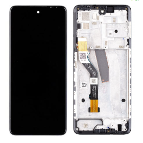 Motorola Moto G51 5G LCD + touch screen + front panel schwarz - original