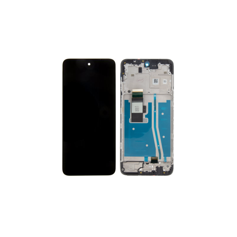 Motorola Moto G53 5G LCD displej + dotyková plocha + rám černá - originál