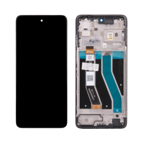 Motorola Moto G62 5G LCD + touch screen + front panel schwarz - original