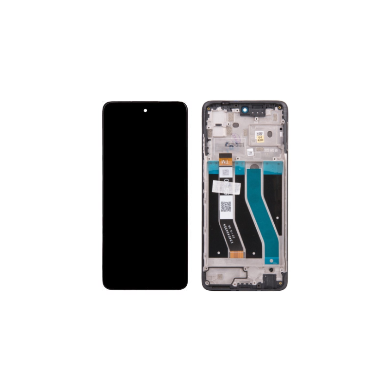Motorola Moto G62 5G LCD displej + dotyková plocha + rám čierna - originál