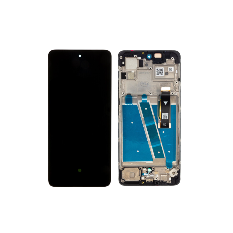 Motorola Moto G72 LCD displej + dotyková plocha + rám černá - originál