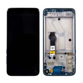 Motorola Moto G8 Power LCD + touch screen + front panel Capri Blue - original