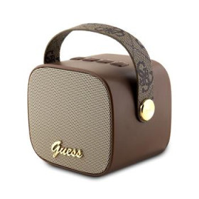 Guess Minitooth-Lautsprecher PU 4G-Gurt braun