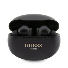 Guess True Wireless BT5.3-Stereo-Ohrhörer mit Metallic-Finish schwarz