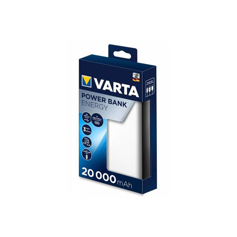 VARTA Powerbank Energy 20000mAh weiss
