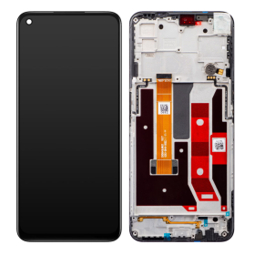 Oppo A73 5G / A72 5G LCD displej + dotyková plocha + rám černá - originál