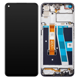 Oppo A92 / A72 LCD + touch screen + front panel black - original
