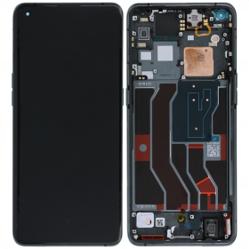 Oppo Find X3 Pro LCD displej + dotyková plocha + rám Gloss Black - originál