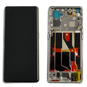 Oppo Find X5 LCD + touch screen + front panel white - original