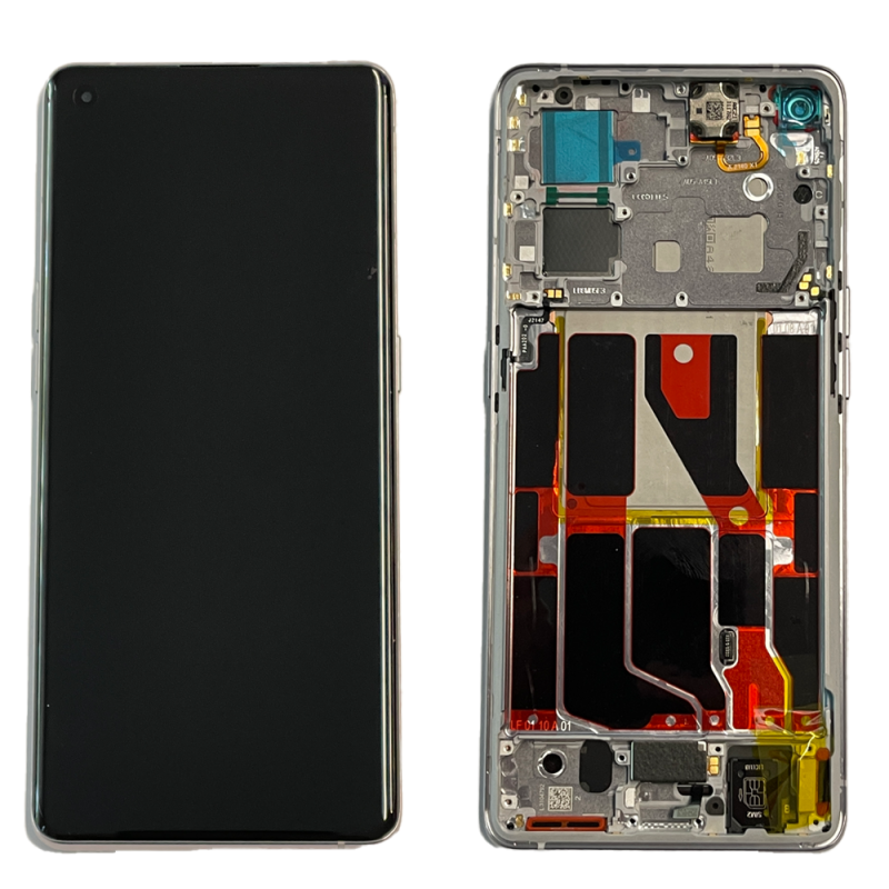 Oppo Find X5 LCD + touch screen + front panel weiss - original