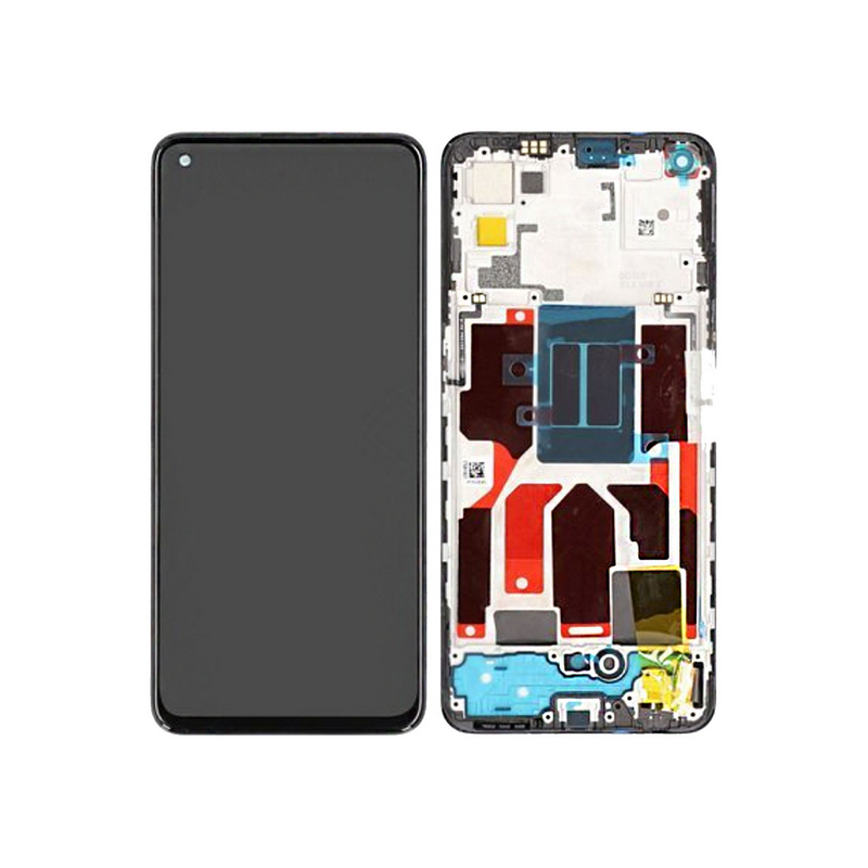 Oppo K9 / Find X3 Lite / Reno5 5G LCD + touch screen + front panel black - original