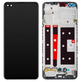 Oppo Reno4 Lite LCD + touch screen + front panel schwarz - original