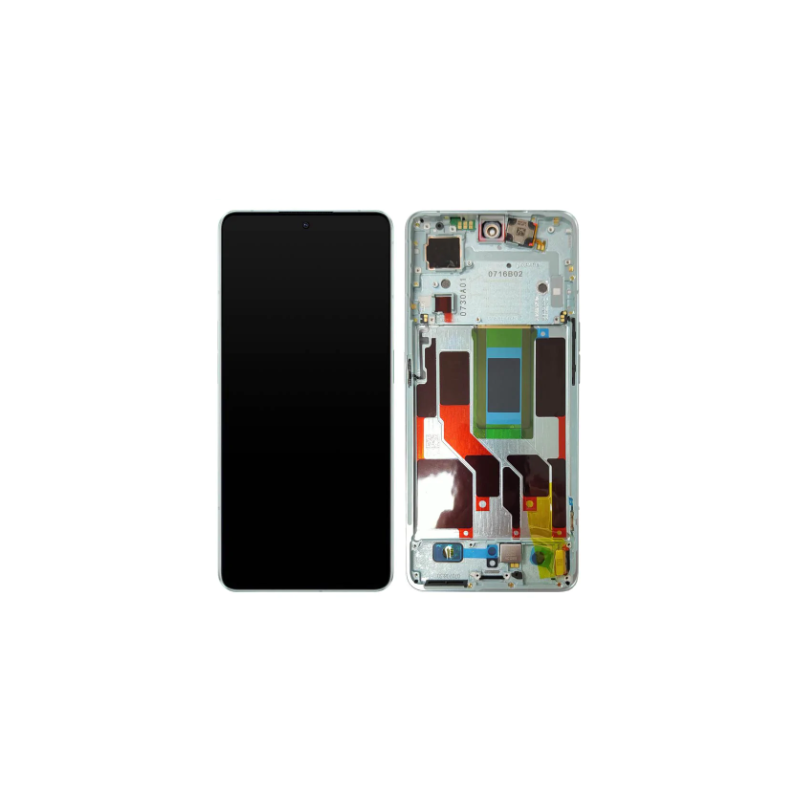 Oppo Reno8 Pro+ / Reno8 Pro LCD kijelző + érintő +keret zöld - eredeti