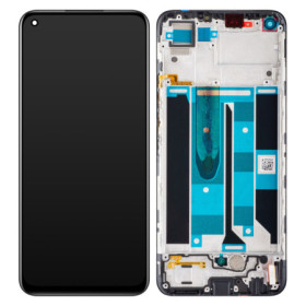 Realme 8 LCD + touch screen + front panel schwarz - original