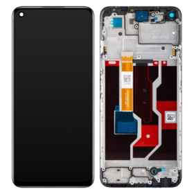 Realme 9i LCD + touch screen + front panel schwarz - original