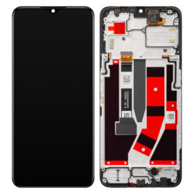 Realme Narzo 50 5G LCD + touch screen + front panel schwarz - original