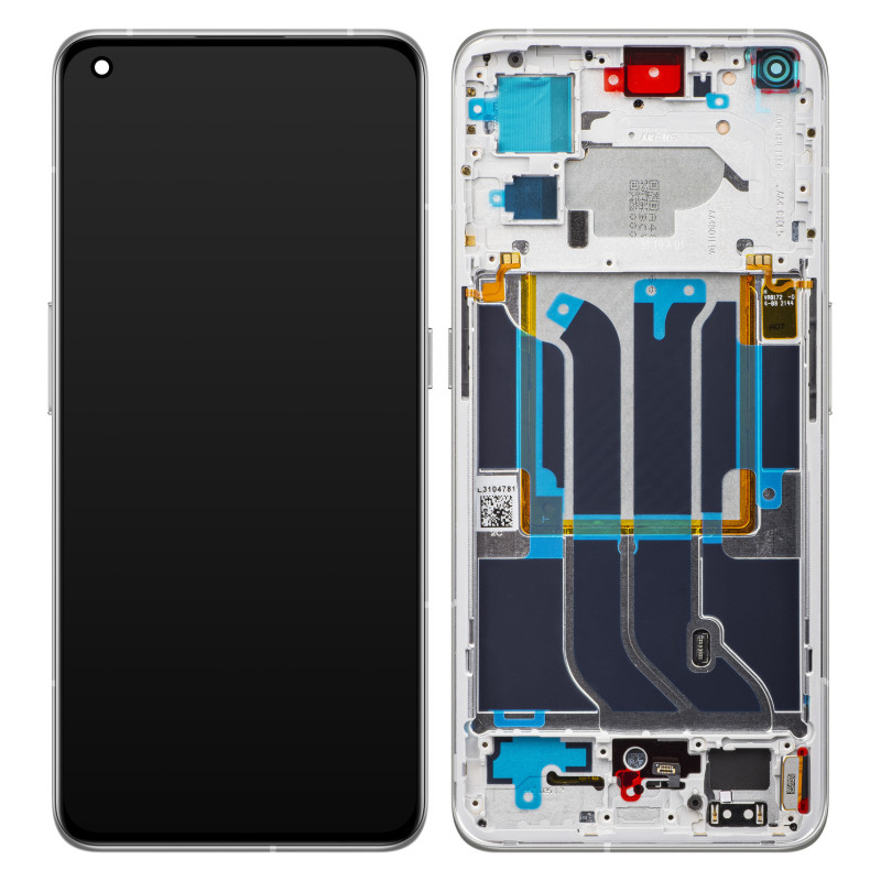 Realme GT2 Pro LCD + touch screen + front panel Paper White - original