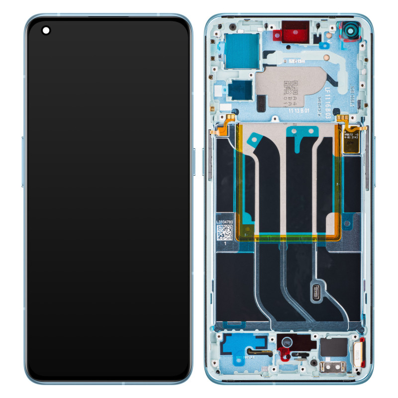 Realme GT2 Pro LCD + touch screen + front panel Titanium Blue - original