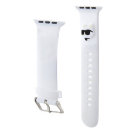 Karl Lagerfeld Choupette Head NFT Watch Strap for Apple Watch 38/40/41 weiss