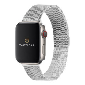 Tactical 338 Loop Magnetic Stainless Steel Band for Apple Watch 1/2/3/4/5/6/7/8/9/SE 38/40/41mm silver