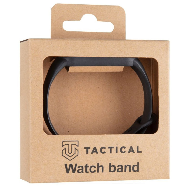 Tactical 661 Silikonový Řemínek pro Xiaomi Mi Band 5/6 černá