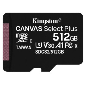 MicroSDXC 512GB Kingston Canvas Select Plus Class 10 without Adapteru