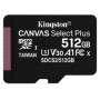 MicroSDXC 512GB Kingston Canvas Select Plus Class 10 bez Adaptéru