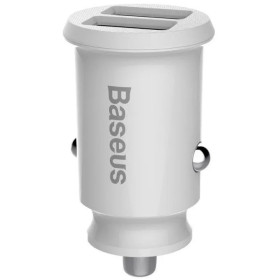 Baseus CCALL-ML02 Grain Car Charger 15.5W 2x USB white