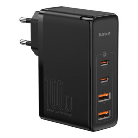 Baseus CCGAN2P-L01 GaN2 Pro Quick Charger 2xUSB + 2xUSB-C 100W black