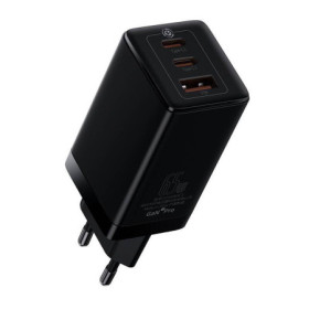 Baseus CCGP050101 GaN3 Pro Fast Charger 1xUSB + 2xUSB-C 65W black