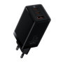 Baseus CCGP050101 GaN3 Pro Fast Charger 1xUSB + 2xUSB-C 65W schwarz