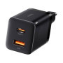 Baseus CCSUPP-E01 Super Si Quick Charger USB + USB-C 30W schwarz