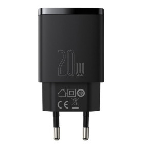Baseus CCXJ-B01 Compact Quick Nabíječka USB/USB-C 20W černá