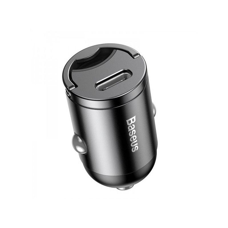 Baseus VCHX-B0G Tiny Star Quick Charge Nabíječka do Auta USB-C 30W šedá