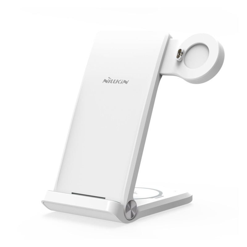 Nillkin PowerTrio 3in1 Wireless Charger for Garmin Watch weiss