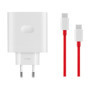 OnePlus SuperVOOC Charger 160W USB-C Travel Charger + USB-C cabel weiss