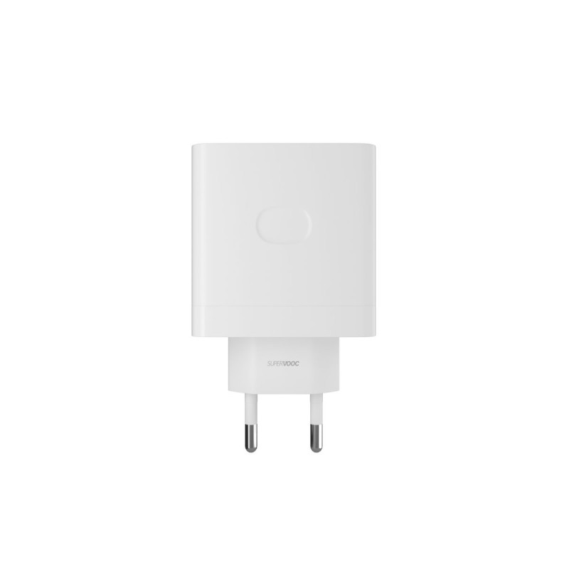OnePlus SuperVOOC Charger 65W USB Cestovní Nabíječ bílá