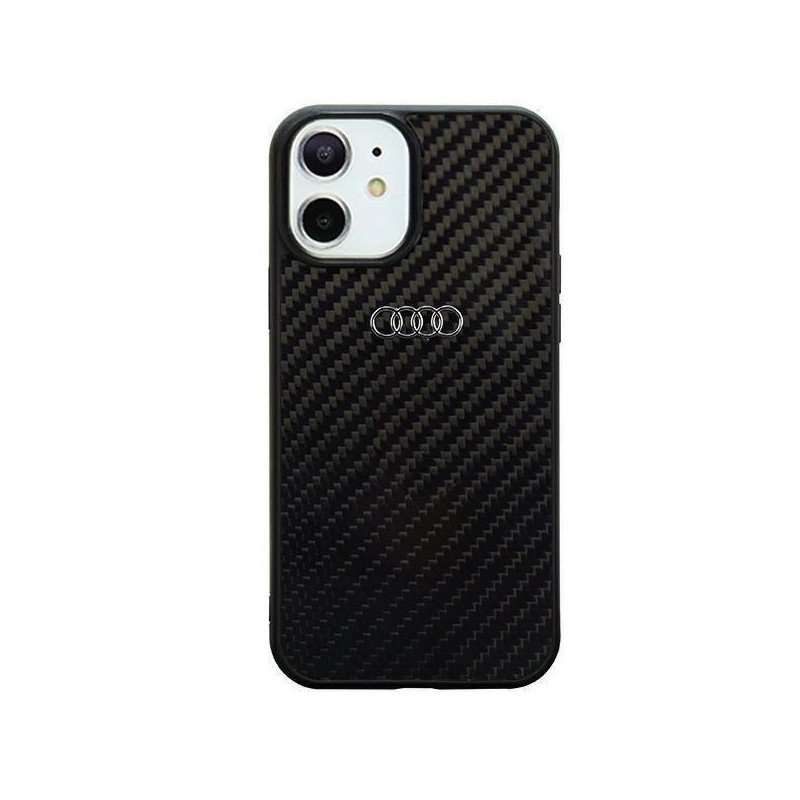 Audi Carbon Fiber Case Phone 11/XR schwarz