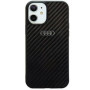 Audi Carbon Fiber pouzdro pro iPhone 11/XR černá