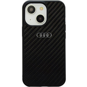 Audi Carbon Fiber pouzdro pro iPhone 14 černá