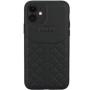 Audi Genuine Leather Case for iPhone 12/12 Pro schwarz